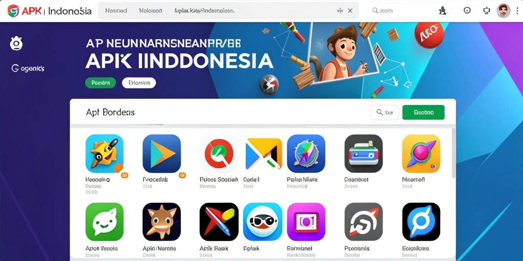 Tampilan menu utama RPOK yang menarik.