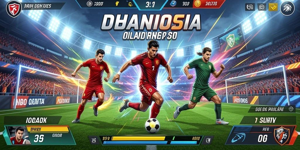 Screenshot menunjukkan aksi pertempuran yang intens.