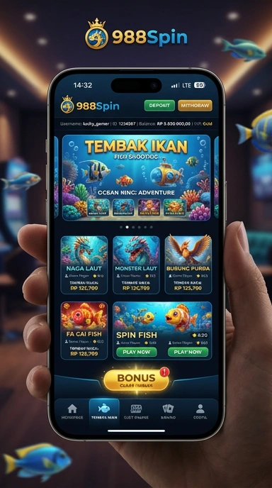 Galeri pratinjau visual 988spin build APK resmi terbaru